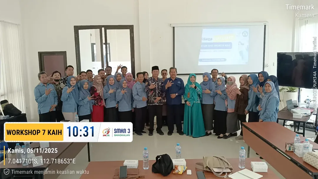 kegiatan Workshop Interaktif SMK Pusat Keunggulan kali ini, para guru mendapatkan inspirasi luar biasa melalui materi “7 Kebiasaan Anak Indonesia Hebat”